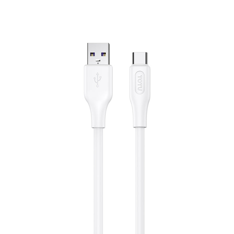 TOTU CB-4 Series USB to USB-C / Type-C Fast Charge Data Cable, Length:1m(White) - USB-C & Type-C Cable by TOTUDESIGN | Online Shopping UK | buy2fix