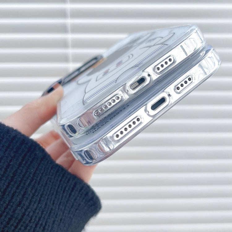 For iPhone 11 Astronaut Pattern Shockproof PC Protective Phone Case(Black) by buy2fix