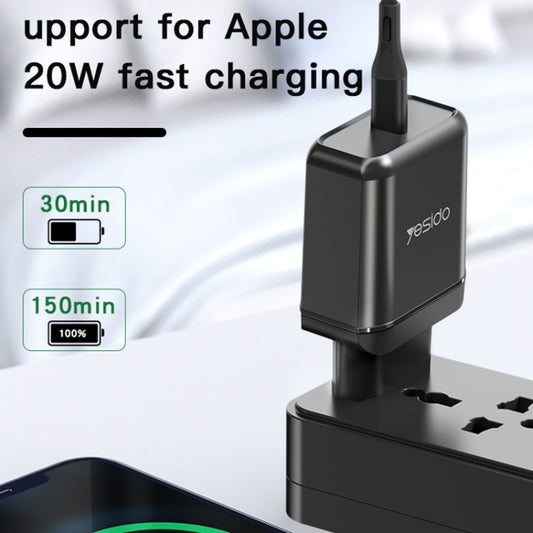 Yesido YC-29 PD 25W Type-C Port Fast Charger(EU Plug) by Yesido