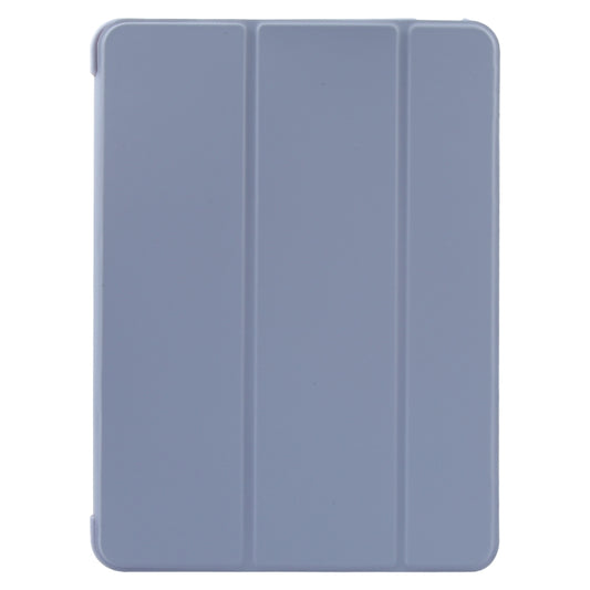 For iPad 10.9 2022 / Air 5 / Air 4 GEBEI 3-folding Holder Shockproof Flip Leather Tablet Case(Light Purple) - iPad Air (2022) / (2020) 10.9 Cases by GEBEI | Online Shopping UK | buy2fix