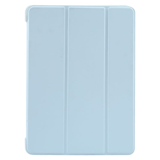 For iPad 9.7 2018 & 2017 / Air / Air2 GEBEI 3-folding Holder Shockproof Flip Leather Tablet Case(Sky Blue) - iPad 9.7 (2018) & (2017) Cases by GEBEI | Online Shopping UK | buy2fix