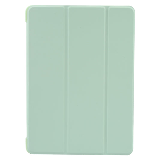 For iPad 9.7 2018 & 2017 / Air / Air2 GEBEI 3-folding Holder Shockproof Flip Leather Tablet Case(Green) by GEBEI
