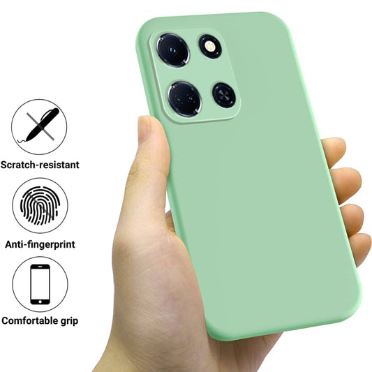 For Infinix Note 30 4G / 5G Pure Color Liquid Silicone Shockproof Phone Case(Green) by buy2fix