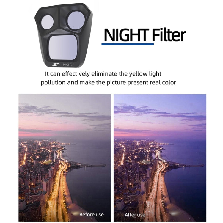 For DJI Mavic 3 Pro JSR GB NIGHT Lens Filter - Lens Filter by JSR | Online Shopping UK | buy2fix