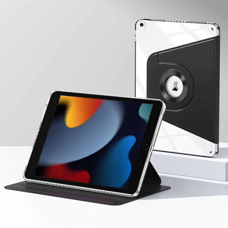 For iPad 10.2 2021 / 2020 / 10.5 Magnetic Split Leather Smart Tablet Case(Black) - iPad 10.2 Cases by buy2fix | Online Shopping UK | buy2fix