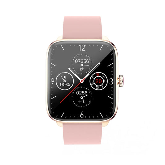 T20 1.96 inch IP67 Waterproof Silicone Band Smart Watch, Supports Dual-mode Bluetooth Call / Heart Rate Monitoring(Pink) by buy2fix