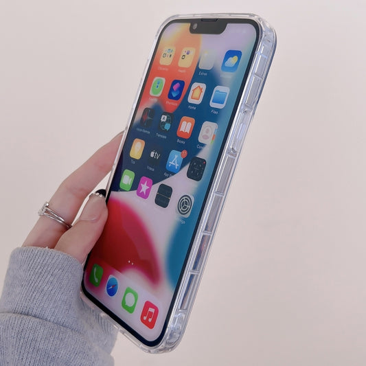 For iPhone 14 Plus Mechanical Astronaut Pattern TPU Phone Case(Blue) by buy2fix