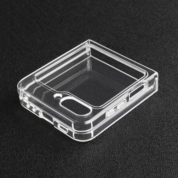 For Samsung Galaxy Z Flip5 Transparent TPU Hinge Airbag Shockproof Protective Phone Case - Galaxy Z Flip5 Cases by buy2fix | Online Shopping UK | buy2fix