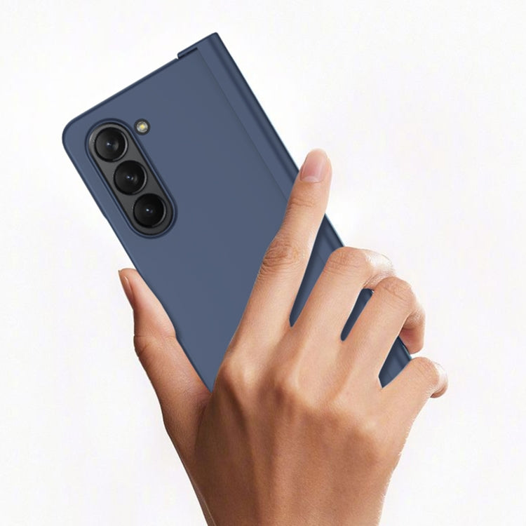 For Samsung Galaxy Z Fold5 Integrated Shockproof Phone Case with Pen Slot(Blue) by buy2fix