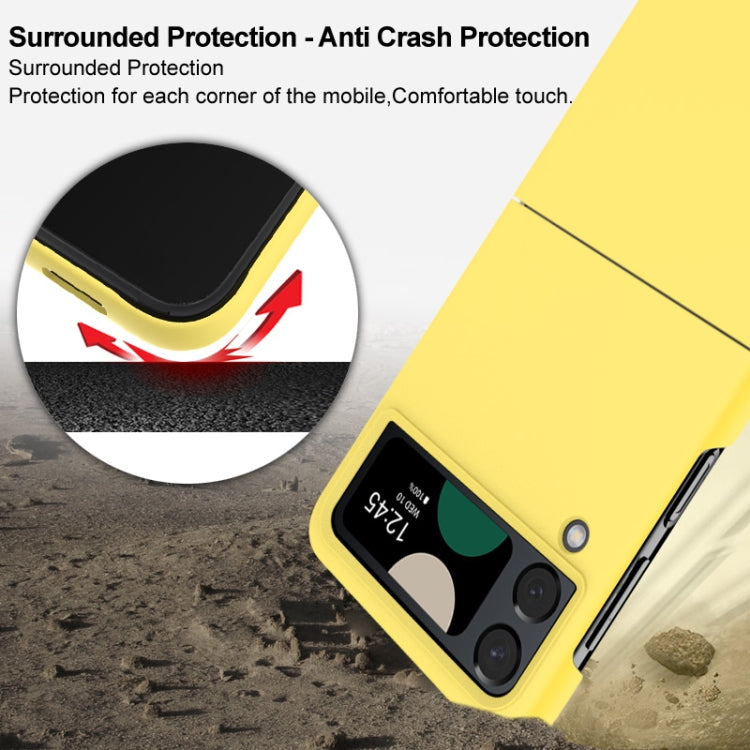For Samsung Galaxy Z Flip4 5G IMAK JS-2 Series Colorful PC Case(Yellow) by imak