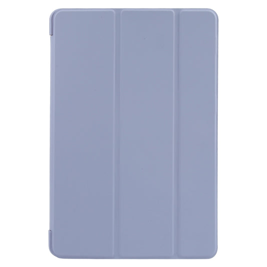For Huawei MatePad 11 2023 GEBEI 3-folding Holder Shockproof Flip Leather Tablet Case(Light Purple) by GEBEI