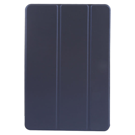 For Huawei MatePad 11 2023 GEBEI 3-folding Holder Shockproof Flip Leather Tablet Case(Dark Blue) by GEBEI