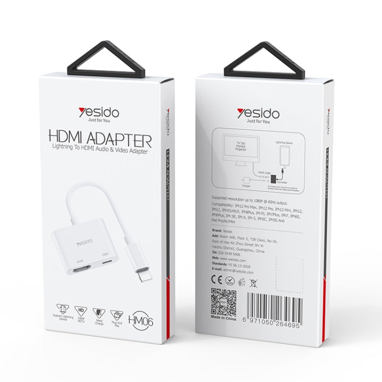 Yesido HM06 8 Pin to HDMI Audio Video Adapter - Converter & Adapter by Yesido | Online Shopping UK | buy2fix