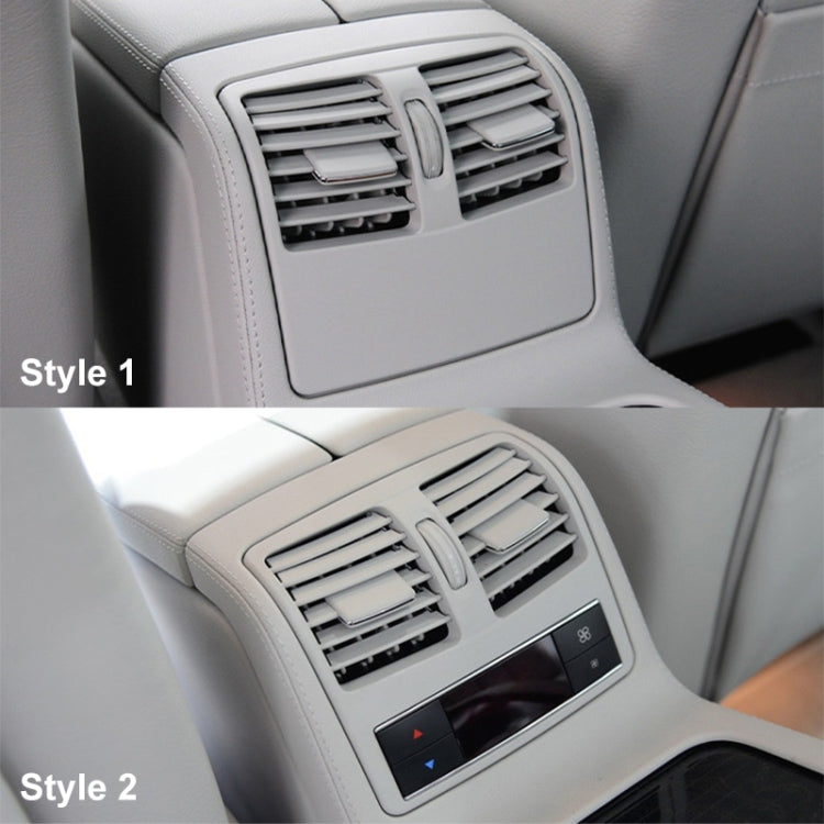 For Mercedes-Benz CLS W218 Car Rear Air Conditioner Air Outlet Panel 21883003547376, Style:Standard Version(Grey) by imak