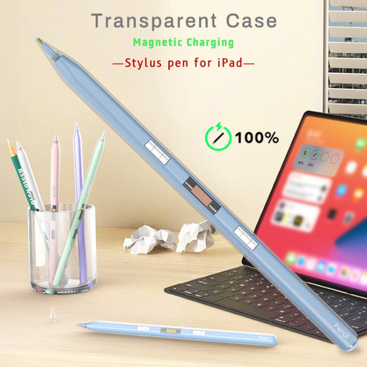 P10s Transparent Case Wireless Charging Stylus Pen for iPad 2018 or Later(White) by buy2fix