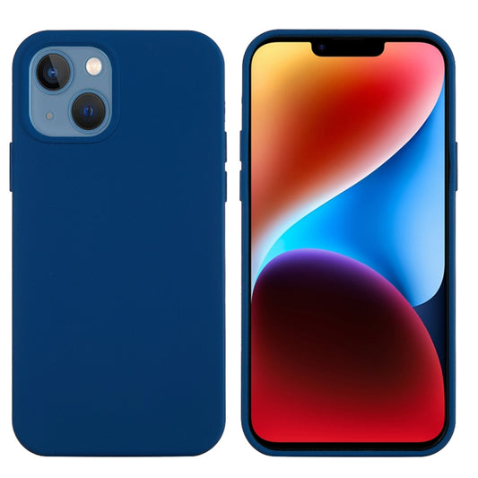 For iPhone 15 Solid Color Silicone Phone Case(Cobalt Blue) by buy2fix