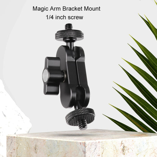 360 Pivot Magic Arm Mount 1/4 inch Ball Head Bracket(Black) - Camera Gimbal by buy2fix | Online Shopping UK | buy2fix