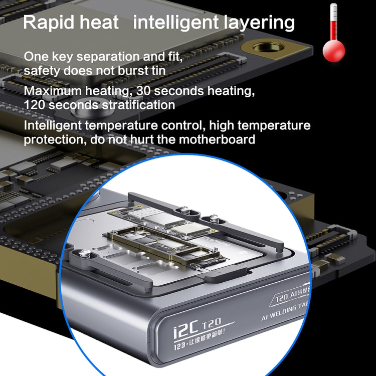 i2C T20 Heating Platform Module For iPhone 14 Series - Repair Platform by i2C | Online Shopping UK | buy2fix
