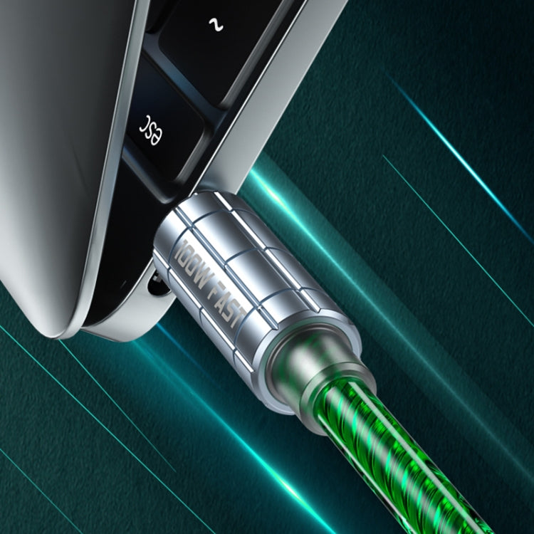 WK WDC-205 PD 20W USB-C/Type-C to 8 Pin Super Fast Charge Data Cable, Length: 1m(Green) - 2 in 1 Cable by WK | Online Shopping UK | buy2fix