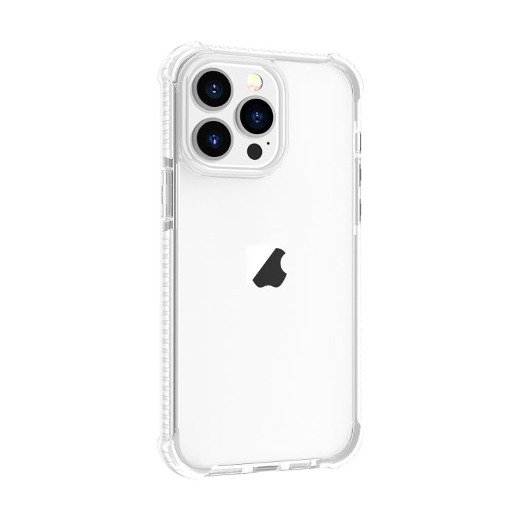 For iPhone 15 Pro Four-corner Shockproof TPU Hybrid Acrylic Phone Case(Transparent) - iPhone 15 Pro Cases by buy2fix | Online Shopping UK | buy2fix