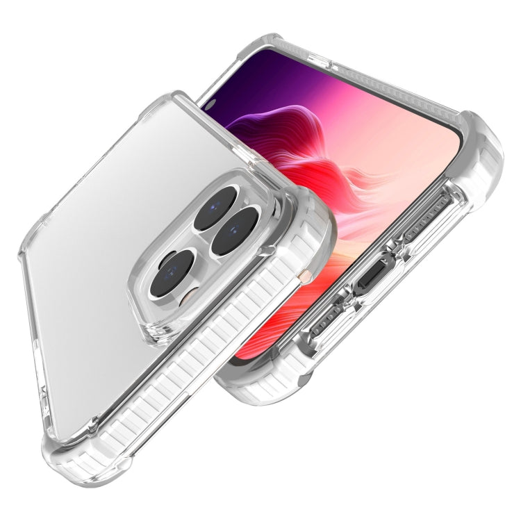 For iPhone 15 Pro Four-corner Shockproof TPU Hybrid Acrylic Phone Case(Transparent) - iPhone 15 Pro Cases by buy2fix | Online Shopping UK | buy2fix