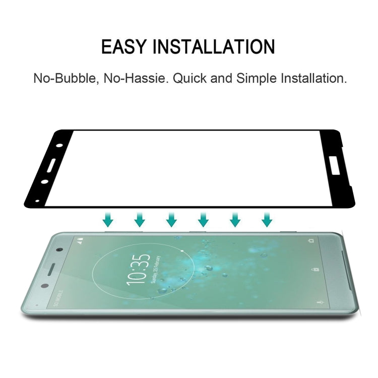 For Sony Xperia XZ2 Compact 25pcs 3D Curved Edge Full Screen Tempered Glass Film by buy2fix