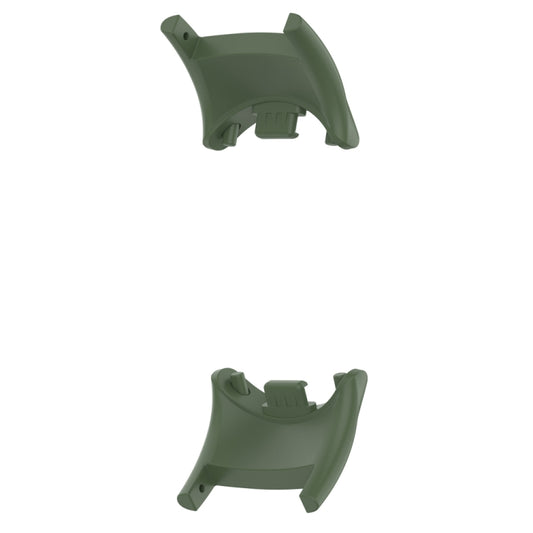 For Xiaomi Mi Band 8 1 Pair PC Plastic Watch Band Connector(Dark Green) by buy2fix
