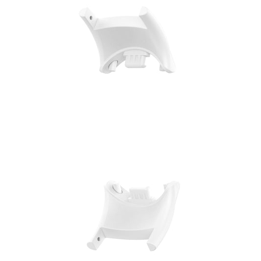 For Xiaomi Mi Band 8 1 Pair PC Plastic Watch Band Connector(White) by buy2fix