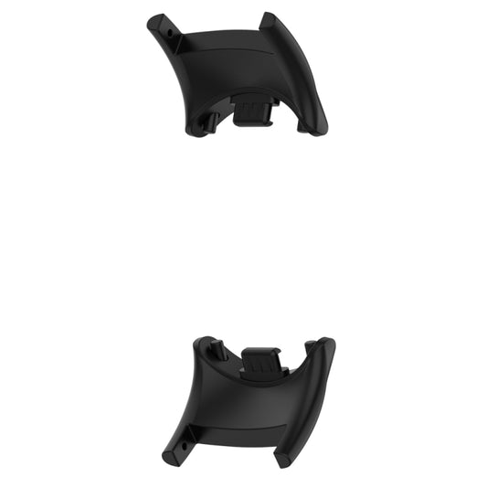 For Xiaomi Mi Band 8 1 Pair PC Plastic Watch Band Connector(Black) by buy2fix