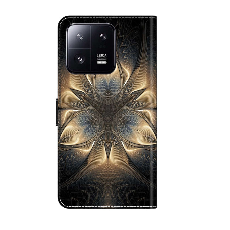 For Xiaomi 13 Pro Crystal 3D Shockproof Protective Leather Phone Case(Luminous Building) - Xiaomi Cases by buy2fix | Online Shopping UK | buy2fix