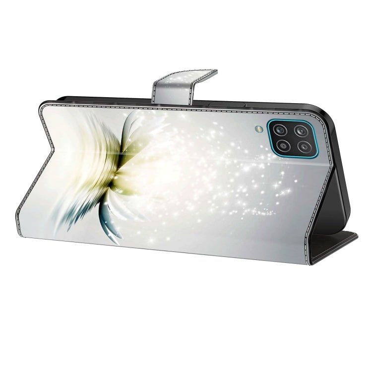 For Samsung Galaxy S21 Crystal 3D Shockproof Protective Leather Phone Case(Light Lotus) - Galaxy S21 5G Cases by buy2fix | Online Shopping UK | buy2fix