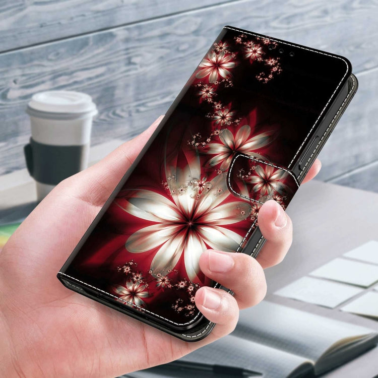 For Samsung Galaxy S21+ Crystal 3D Shockproof Protective Leather Phone Case(Fantastic Flower) - Galaxy S21+ 5G Cases by buy2fix | Online Shopping UK | buy2fix