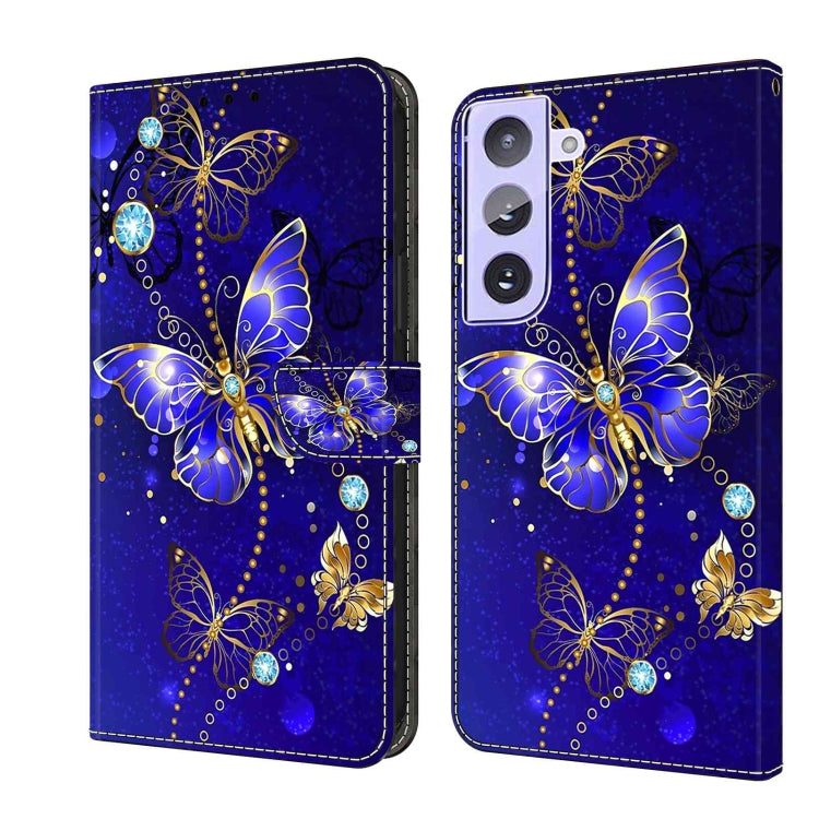 For Samsung Galaxy S21+ Crystal 3D Shockproof Protective Leather Phone Case(Diamond Butterfly) - Galaxy S21+ 5G Cases by buy2fix | Online Shopping UK | buy2fix