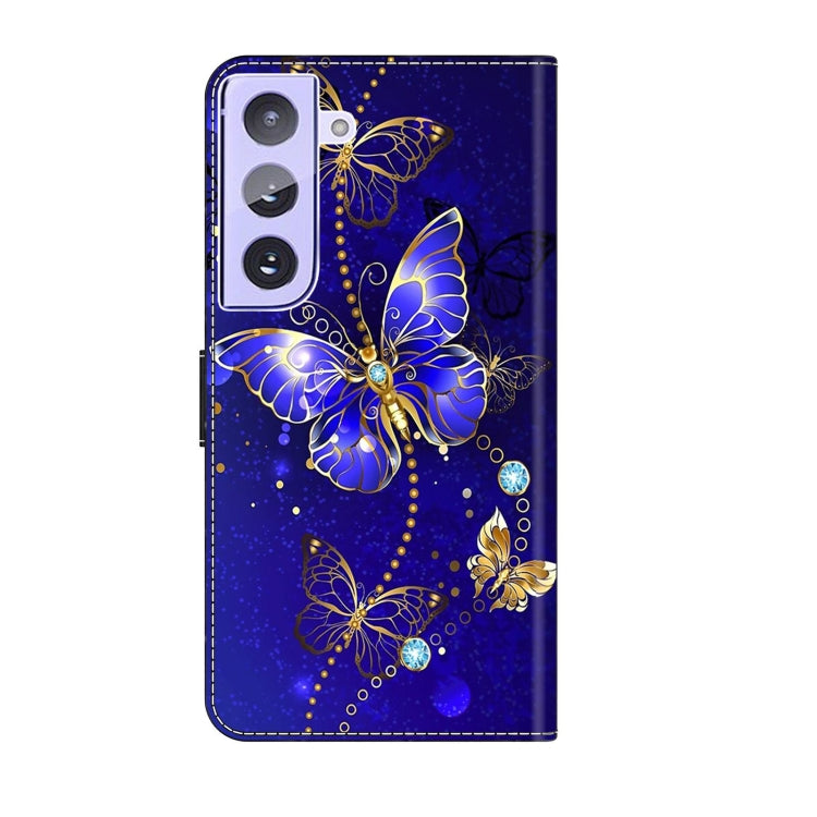 For Samsung Galaxy S21+ Crystal 3D Shockproof Protective Leather Phone Case(Diamond Butterfly) - Galaxy S21+ 5G Cases by buy2fix | Online Shopping UK | buy2fix