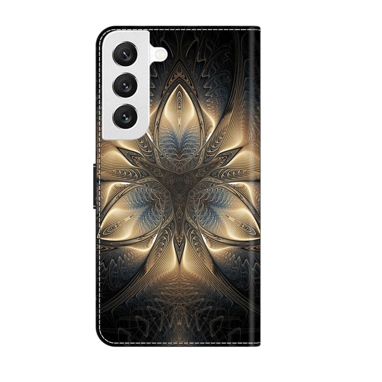 For Samsung Galaxy S22 Crystal 3D Shockproof Protective Leather Phone Case(Luminous Building) - Galaxy S22 5G Cases by buy2fix | Online Shopping UK | buy2fix