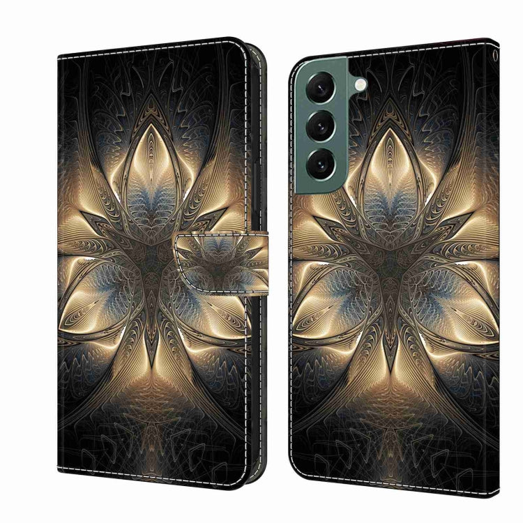 For Samsung Galaxy S22+ Crystal 3D Shockproof Protective Leather Phone Case(Luminous Building) - Galaxy S22+ 5G Cases by buy2fix | Online Shopping UK | buy2fix