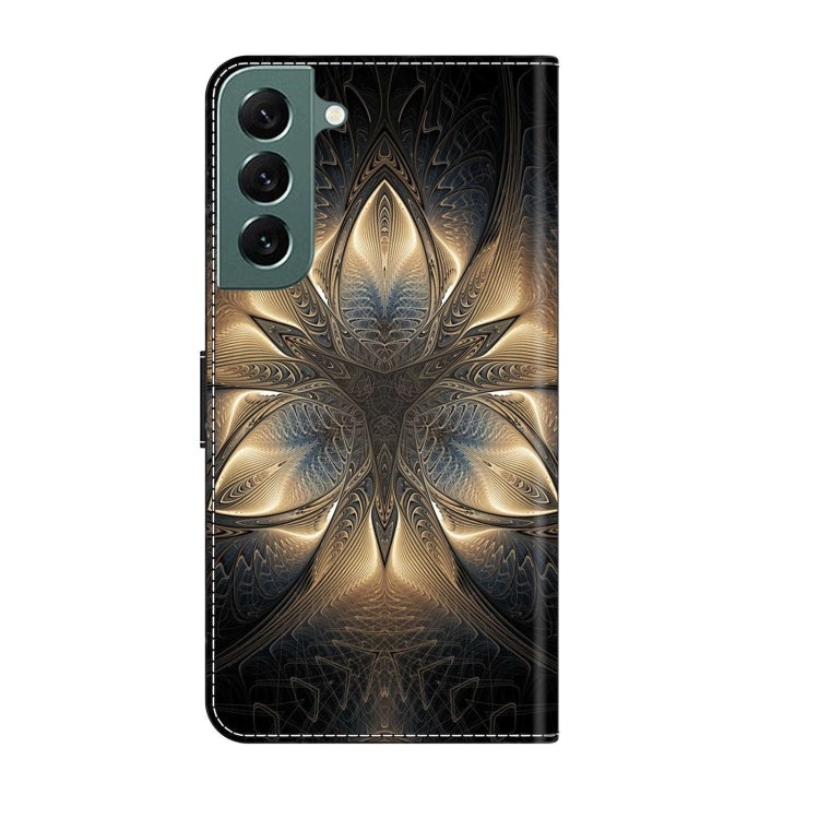 For Samsung Galaxy S22+ Crystal 3D Shockproof Protective Leather Phone Case(Luminous Building) - Galaxy S22+ 5G Cases by buy2fix | Online Shopping UK | buy2fix