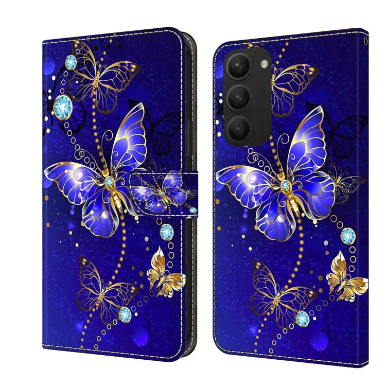 For Samsung Galaxy S23+ Crystal 3D Shockproof Protective Leather Phone Case(Diamond Butterfly) - Galaxy S23+ 5G Cases by buy2fix | Online Shopping UK | buy2fix
