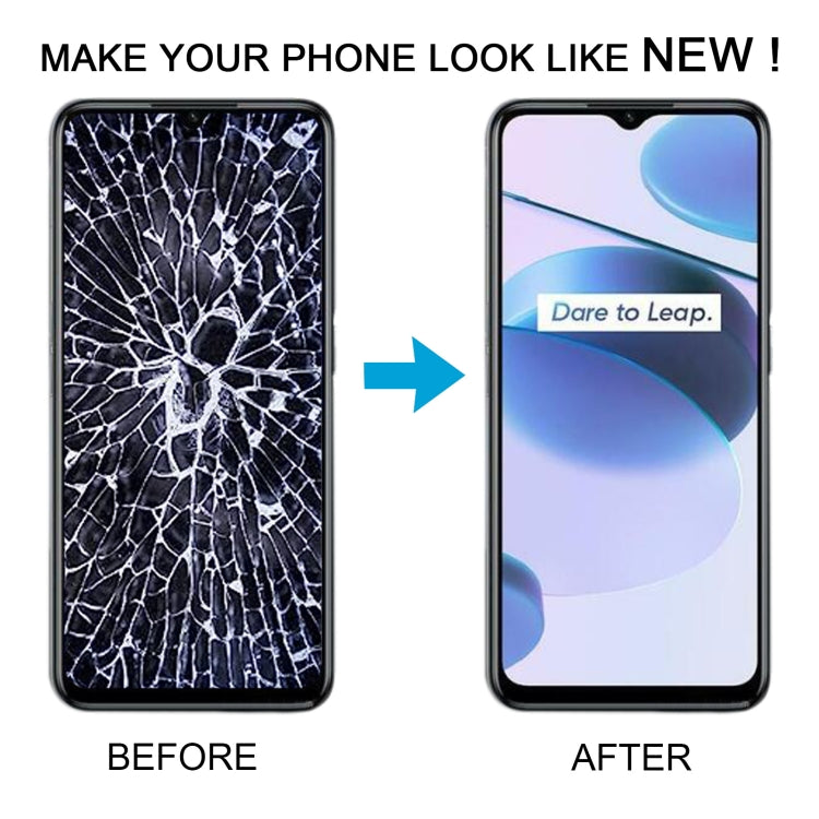 For Realme C36 OEM LCD Screen With Digitizer Full Assembly by buy2fix