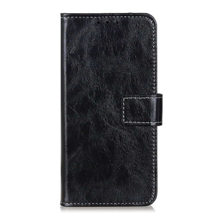 For OnePlus Nord 3 / Ace 2V Retro Crazy Horse Texture Leather Phone Case(Black) - OnePlus Cases by buy2fix | Online Shopping UK | buy2fix