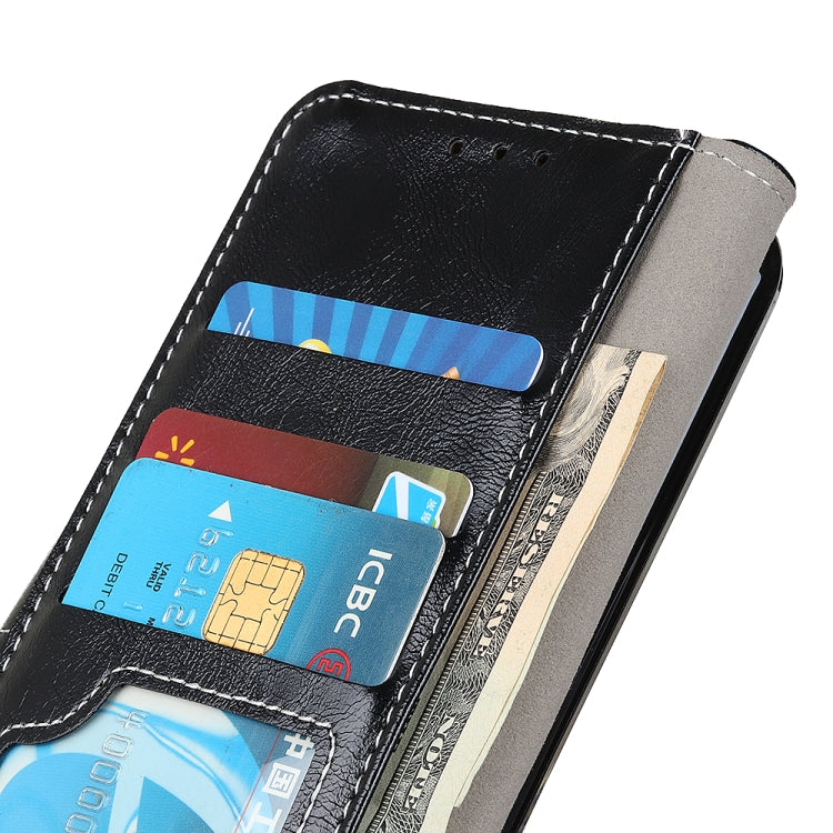 For OnePlus Nord 3 / Ace 2V Retro Crazy Horse Texture Leather Phone Case(Black) - OnePlus Cases by buy2fix | Online Shopping UK | buy2fix