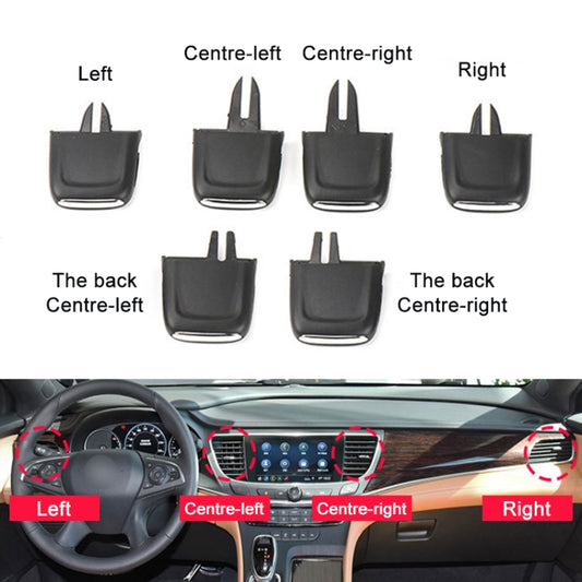 For Buick LaCrosse 2016-2021 Left-hand Drive Car Air Conditioning Air Outlet Paddle, Type:Rear Row Middle Left Side by buy2fix