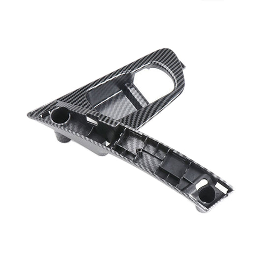 For Nissan Qashqai Left-Drive Car Door Inside Handle Base Bracket, Type:Base Right(Carbon Fiber) by buy2fix