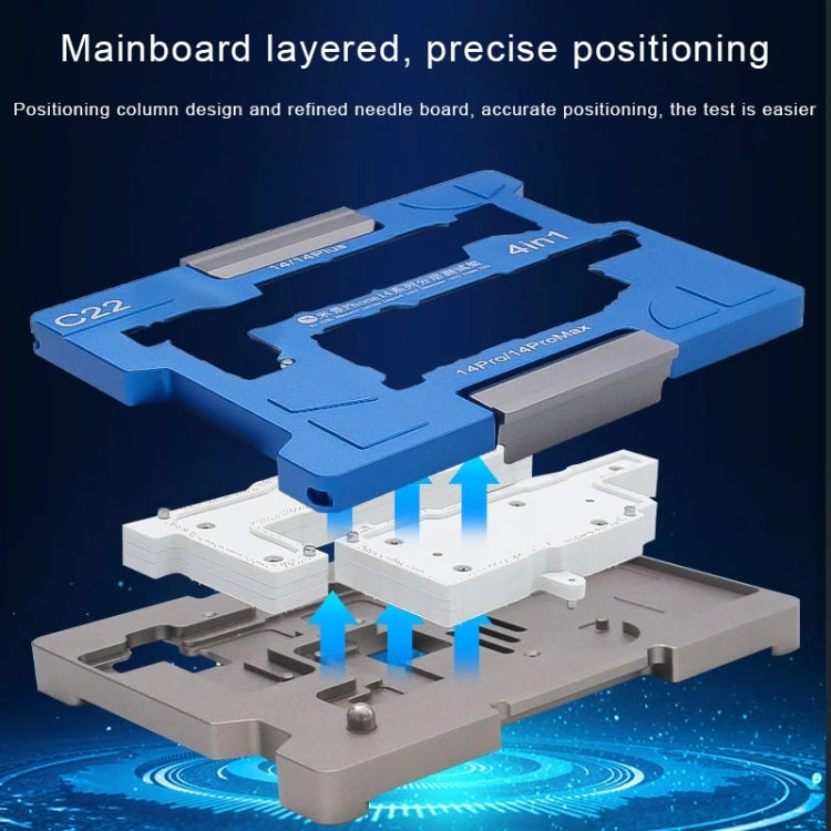 MiJing C22 Motherboard Middle Layer Testing Fixture for iPhone 14 / 14Plus / 14Pro / 14Pro Max by MIJING
