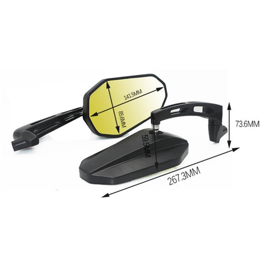 SF-187 Rotatable Adjustable Electric Vehicle Modified Rearview Mirror Reflective Mirror by buy2fix
