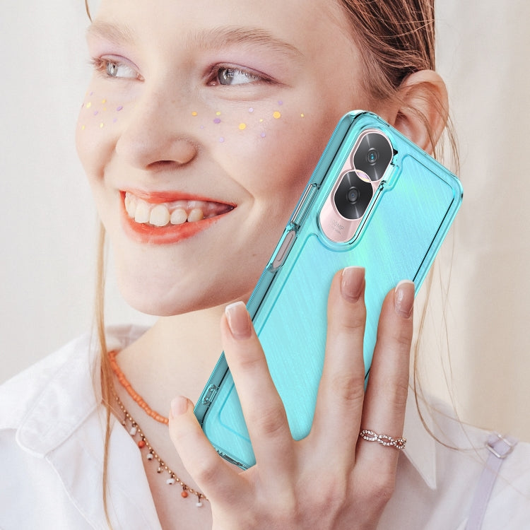 For Nothing Phone 2 Candy Series TPU Phone Case(Transparent Blue) - Nothing Cases by buy2fix | Online Shopping UK | buy2fix