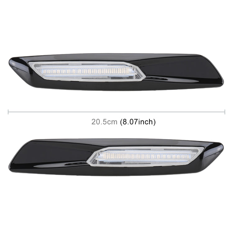 2 PCS Car Fender Light LED Leaf Board Side DC12V / 1.7W for BMW, Yellow Light, Style:C - Arrow Turn Lights by buy2fix | Online Shopping UK | buy2fix