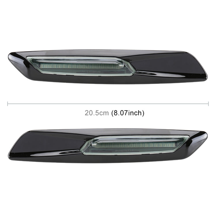 2 PCS Car Fender Light LED Leaf Board Side DC12V / 1.7W for BMW, Yellow Light, Style:D - Arrow Turn Lights by buy2fix | Online Shopping UK | buy2fix