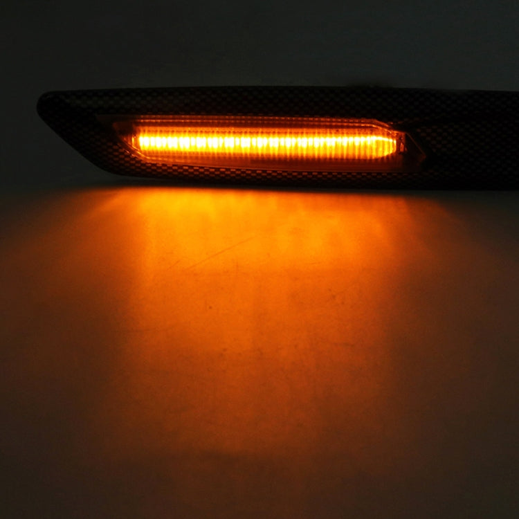 2 PCS Car Fender Light LED Leaf Board Side DC12V / 1.7W for BMW, Yellow Light, Style:D - Arrow Turn Lights by buy2fix | Online Shopping UK | buy2fix
