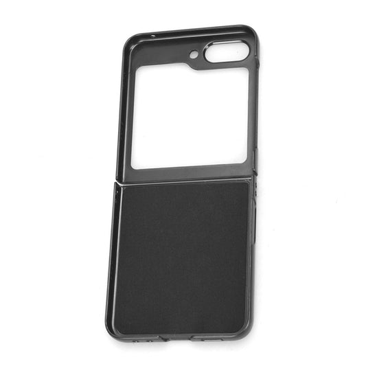 For Samsung Galaxy Z Flip5 Cow Pattern Sewing Back Cover Phone Case(Blue) by buy2fix